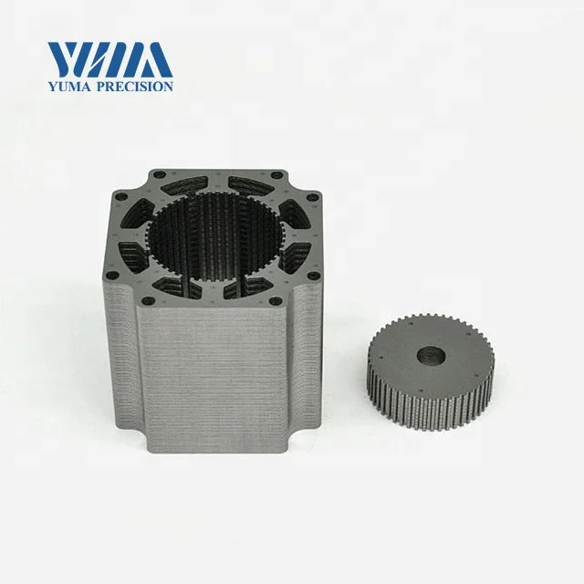 High quality customized NEMA23 motor stator and rotor stator lamination laminated iron core