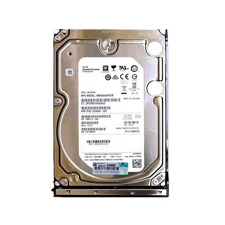 High Quality 500GB 1TB 2TB 4TB 6TB 8TB 10TB 12TB Hard Disk Drive Bulk Enterprise 2.5 3.5 inch Server HDD SSD