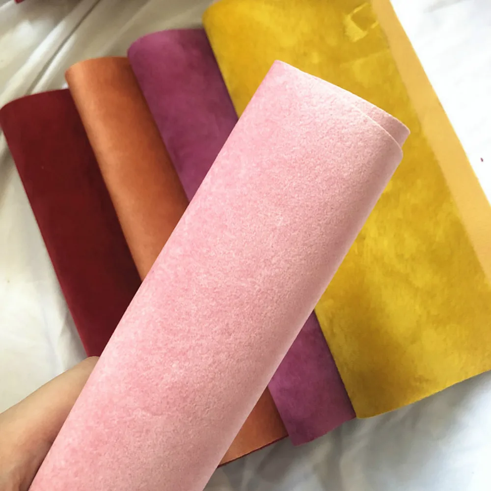 Новое поступление 2019, мягкие бархатные тканевые листы для обуви и поделок, оптовая продажа