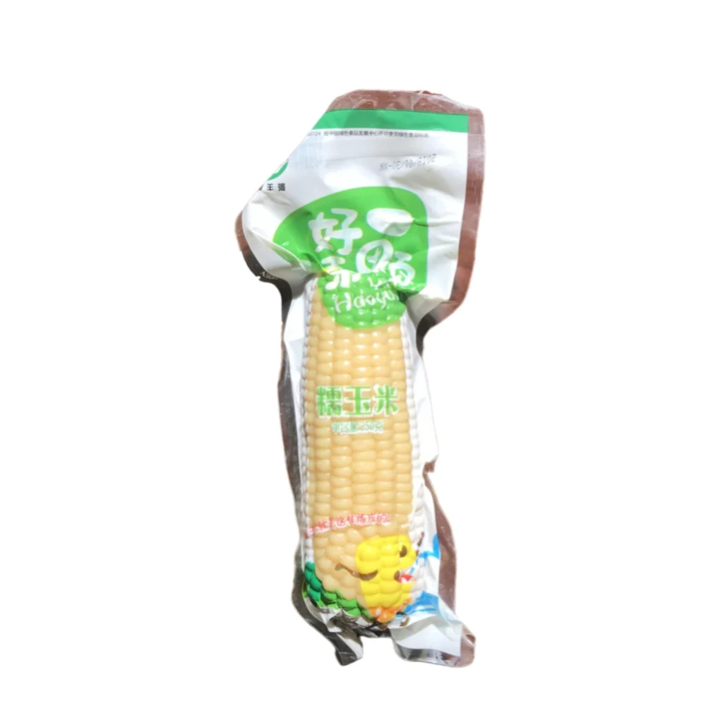 2022 Sweet WAXY Corn ready to eat  white Corn with vacuum package