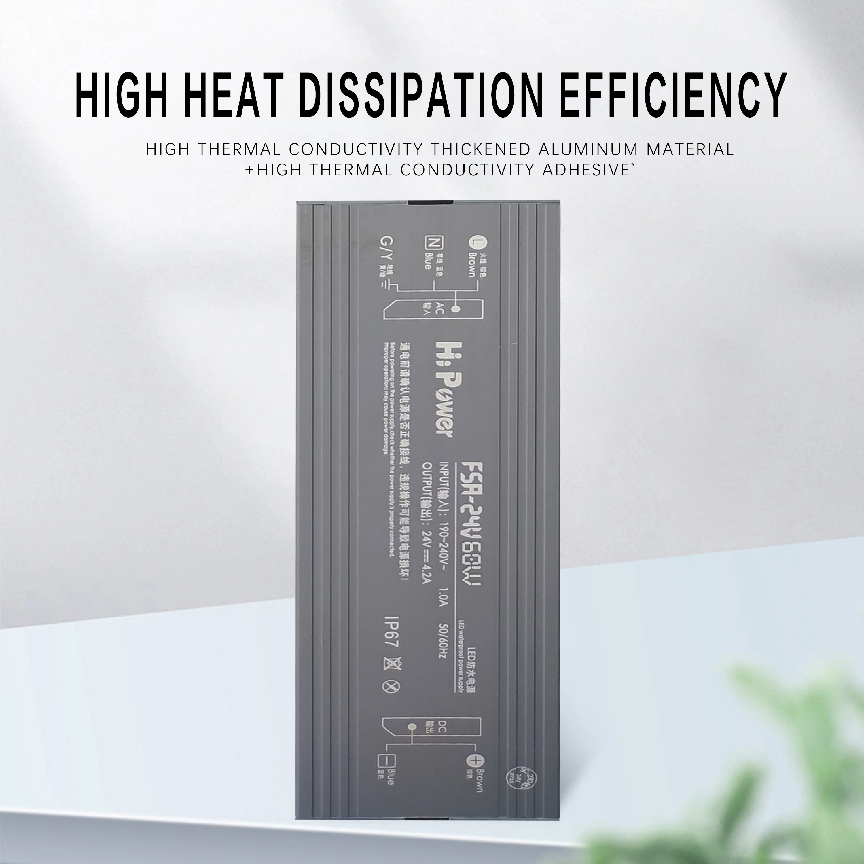 Lights Transformer 12V 24V IP67 Waterproof LED Adpater 60W 100W 150W 200W 300W 400W 500W 600W Power Supply  Outdoor Lighting