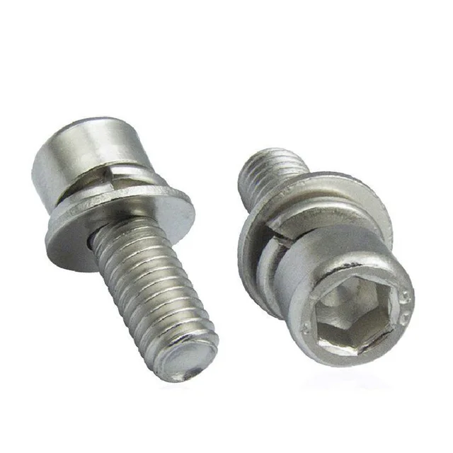 3/8 Titanium Cylindrical Head Hex Socket Head Cup Bolt UNC UNFPA SS 304 316 Full Thread Allen Screw