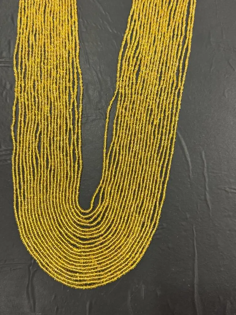 Natural Gemstone Type Yellow Sapphire Gemstone Plain Smooth Rondel Beads Yellow Sapphire Beads