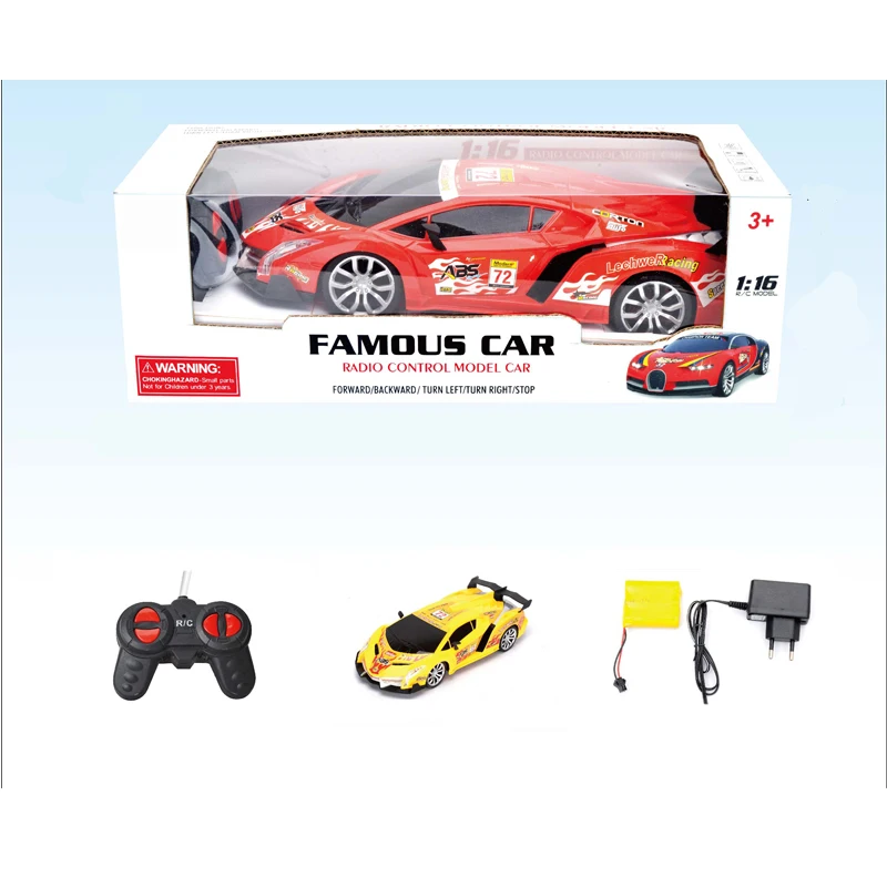 
Remote Control Car RC Toy Cars 2. 4GHz 1/16 Scale with LED Lightning Rechargeable Batterie Hobby Toys Electric Model Vehicle 