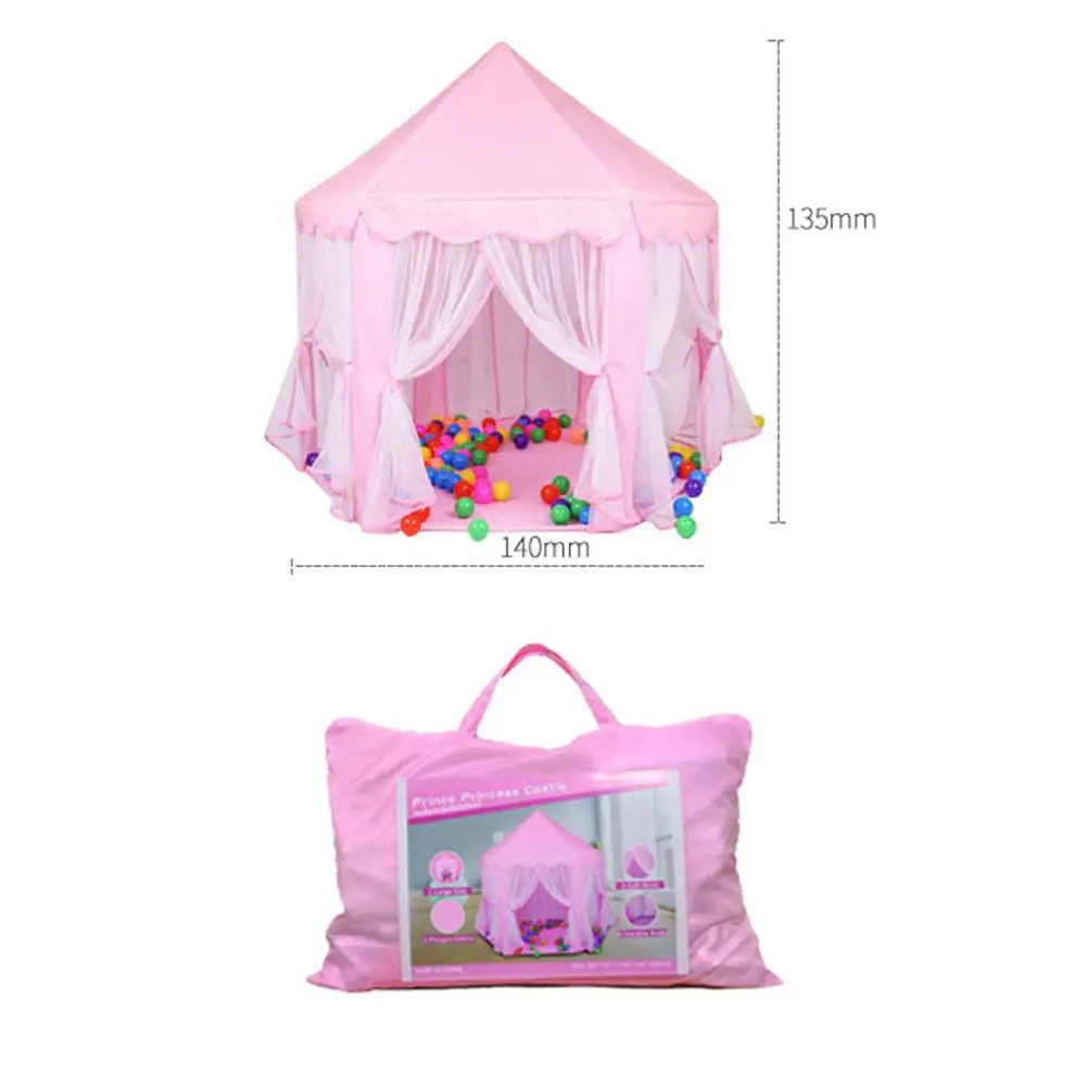 YF-W1113 Принцесса Палатка 230 т Высокое качество для дома и улицы, розовая детская Палатка Домик для детей Детская Игровая палатка