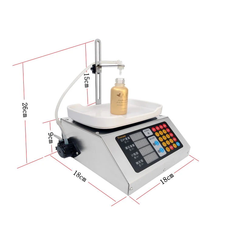 YTK-CSY-M90 automatic digital liquid  weighing and filling machine price