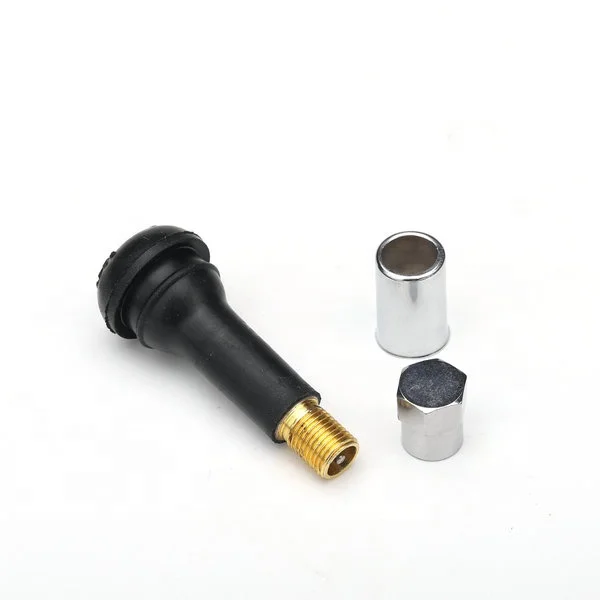 Car wheel tire valve stem TR414C with color sleeve