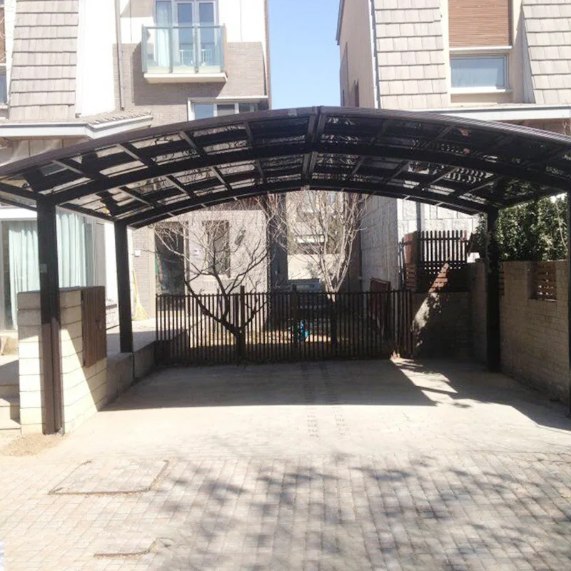 Metal Modern Aluminum Carport Designs Single Sturdy Garages Canopies Carports Shade Canopy Carport Aluminium For Car Parking