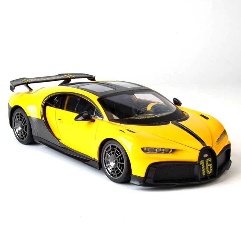 1:18 Bugatti Kailong литая из сплава модель автомобиля имитация звукового света детская игрушка подарок для мальчика