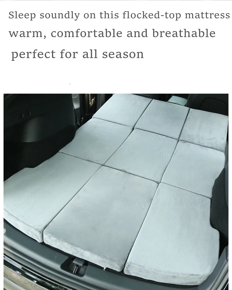 Memory Foam Camping Mattress for Tesla Model Y package Fits Subtrunk