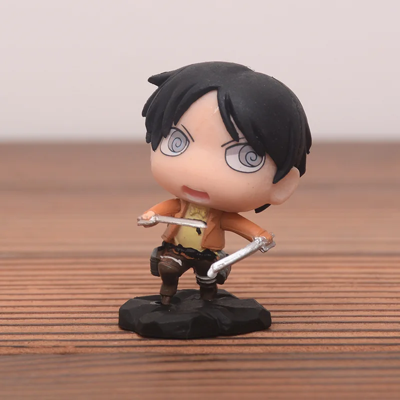 Hot Sales Figure Dolls Customized OME PU Vinyl Toys Pvc Plastic Mini Attack on grant Toys Anime Figure Action Figure