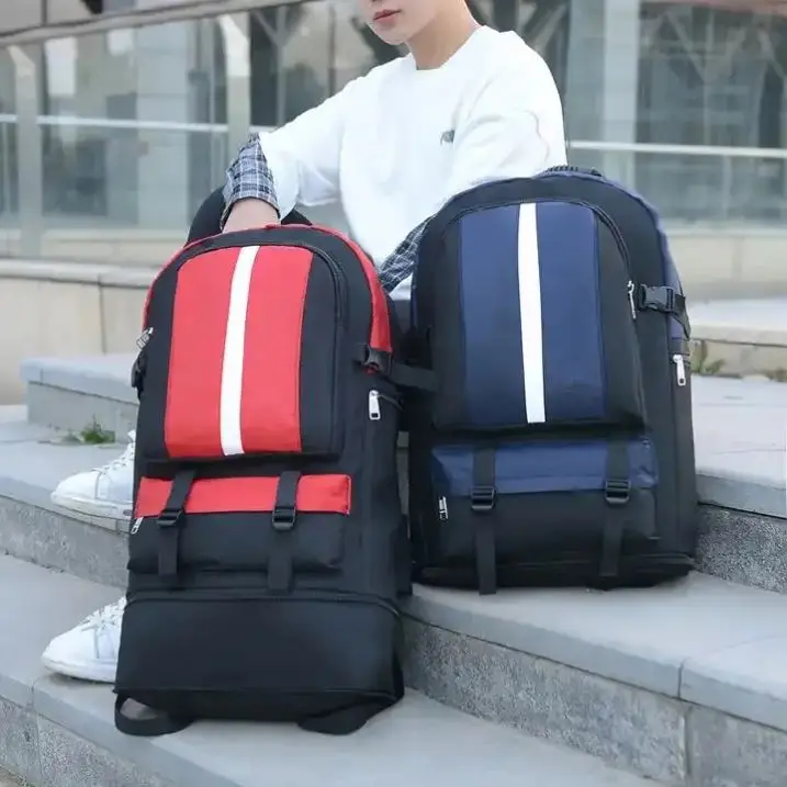 Mountaineering travel rucksack leisure bag backpack customized black excellent 40l climbing camping hiking backpack
