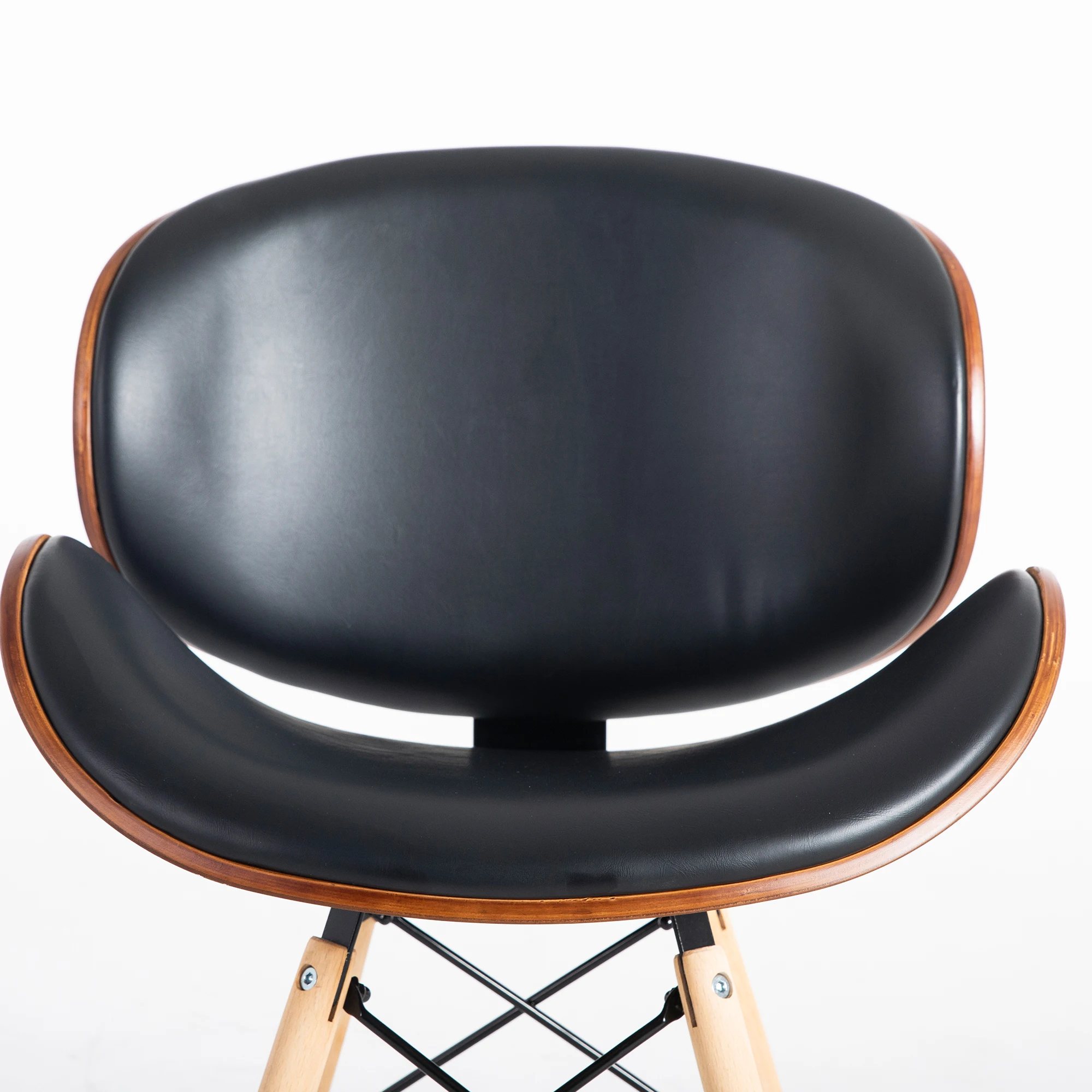 Vintage PU Leather Cover Living Room/Restaurant/Hotel/Coffee Shop Dining Chair