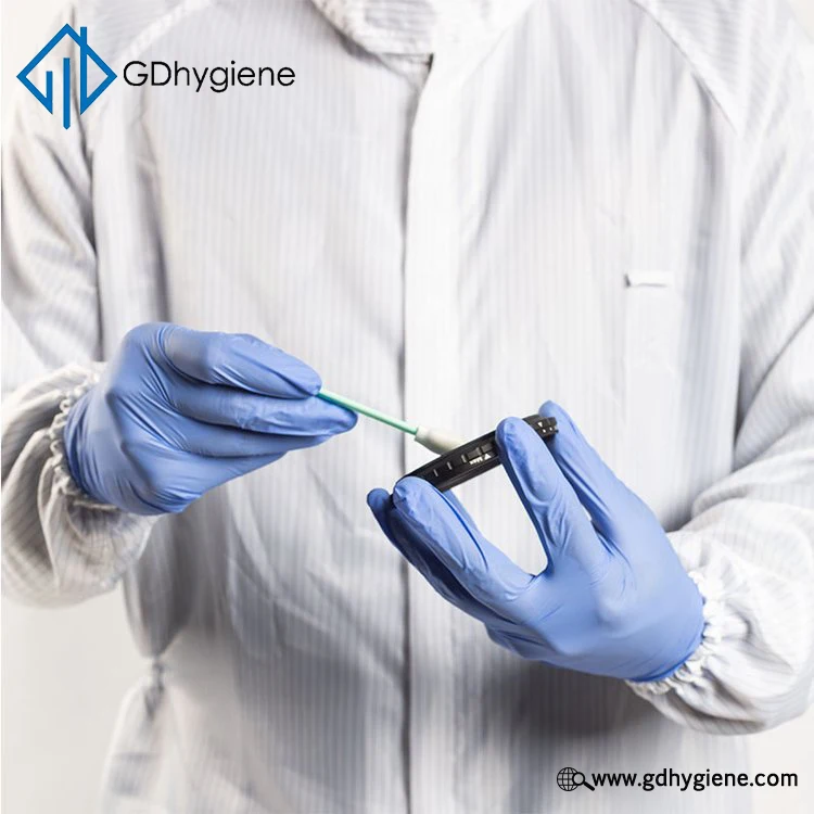 China Manufacture Disposable Blue Nitrile Glove Clinics Pure High Quality Powder Free 4g Nitrile Gloves