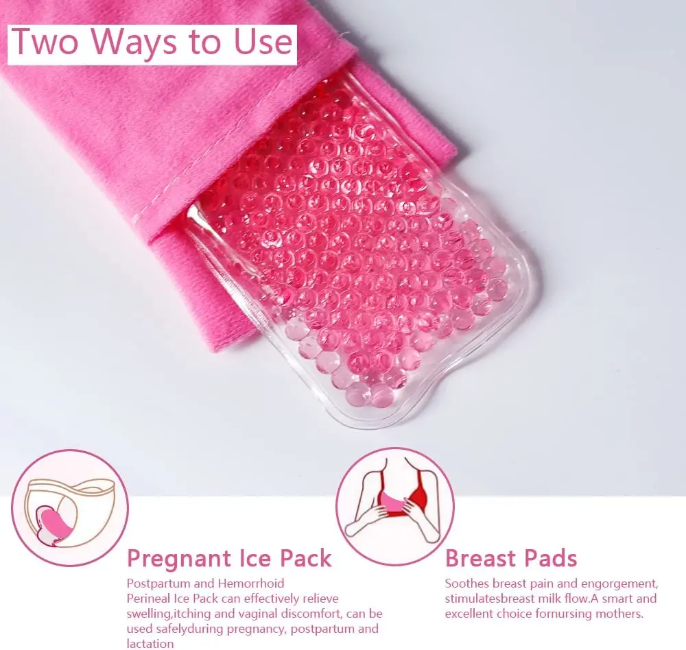 Reusable Perineal Cold Ice Pack Postpartum Perineal Cooling Pad Hot Cold Pack for Women After Pregnancy and Delivery Pain Relief