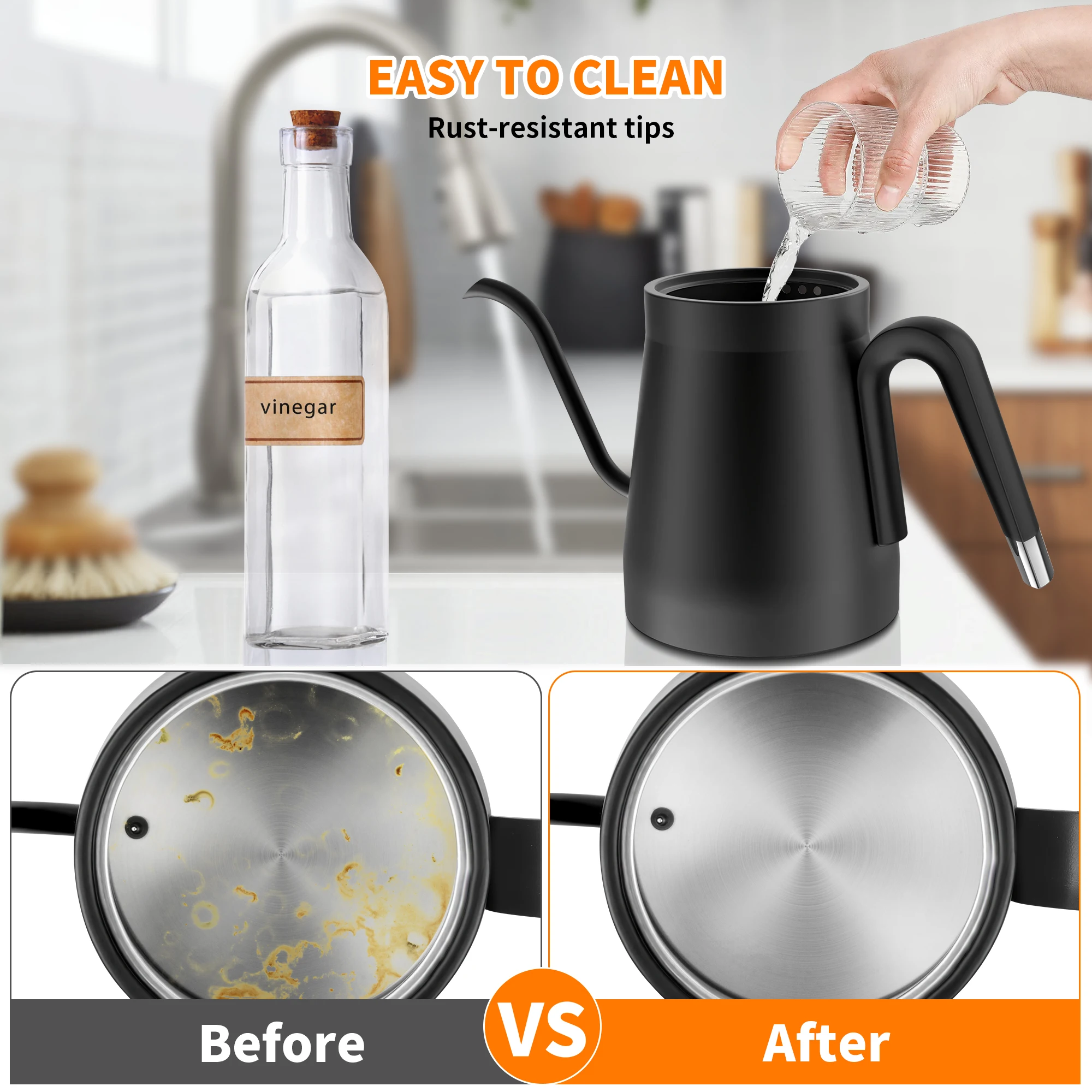 110v kettle stainless steel temperature controlled pot