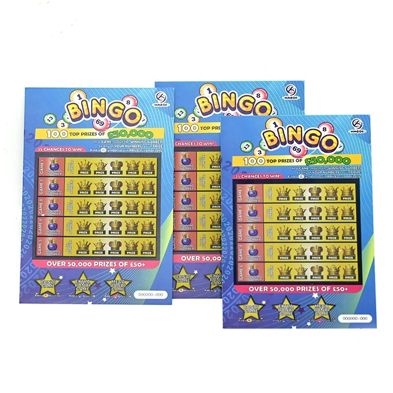 Lottery Ticket Printed Scratch Card Manufacturers Scratch Off Card Tickets Lotto Win Card