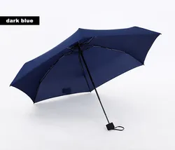 fully-automatic 8K pongee 5 Folding Umbrella Prints Fans Gift Umbrellas Smart Open Close