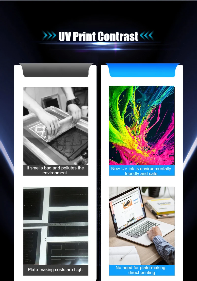 Digital Printing Machine For Glass Metal Bottles/Cups/Phone case Painting BUV-3060 UV Inkjet Printers