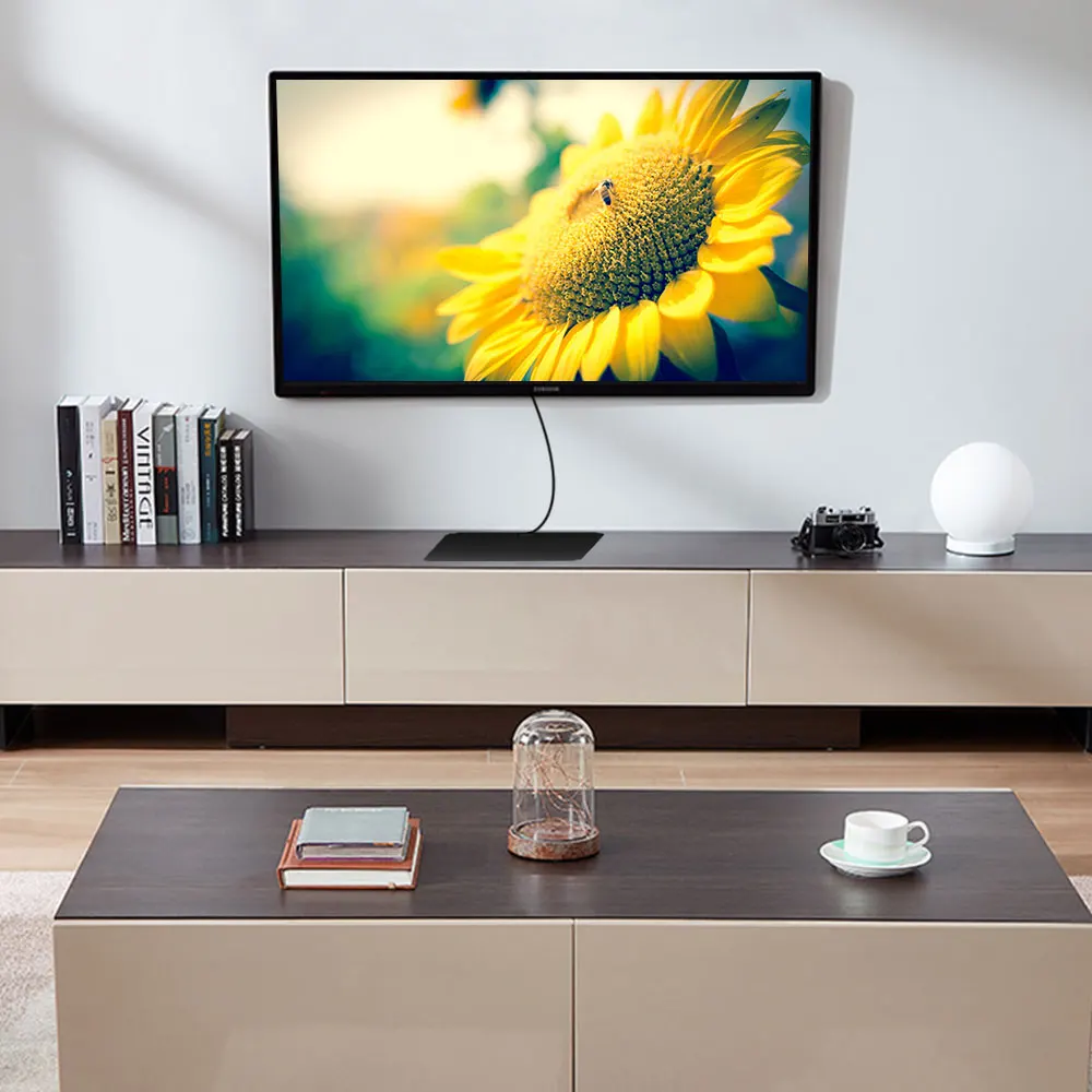 DVB-T2 Indoor TV Antenna for Digital TV DVB T2 FTA HDTV 150 Miles Long Range Antenna VHF UHF HD Amplifier ATSC TV Antenna 4K