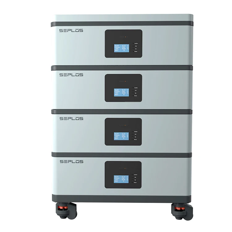 Seplos Factory Direct POLO-S 48V 100Ah 5KWh Lifepo4 Stack-mount with base wheels Lithium Battery Energy Storage Systems