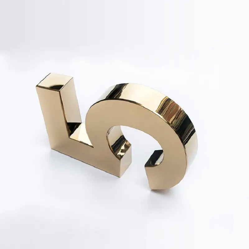 High Quality Outdoor Changeable Letters Stainless Steel Signage Metal Letter Board Sign