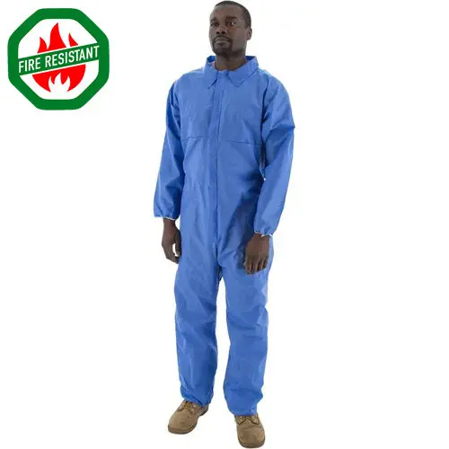 Junlong  factory of fire retardant of NPFA701  type 5/6 approved  disposable coverall