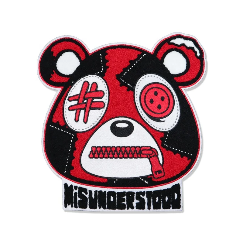 Нашивка с вышивкой из синели с улыбающимся лицом на заказ, нашивки с вышивкой утюгом для спортивного костюма и толстовки