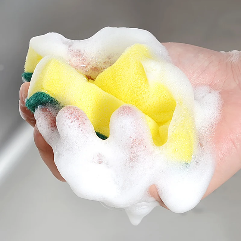 magic melamine foam fabric sponge stainless steel scourer