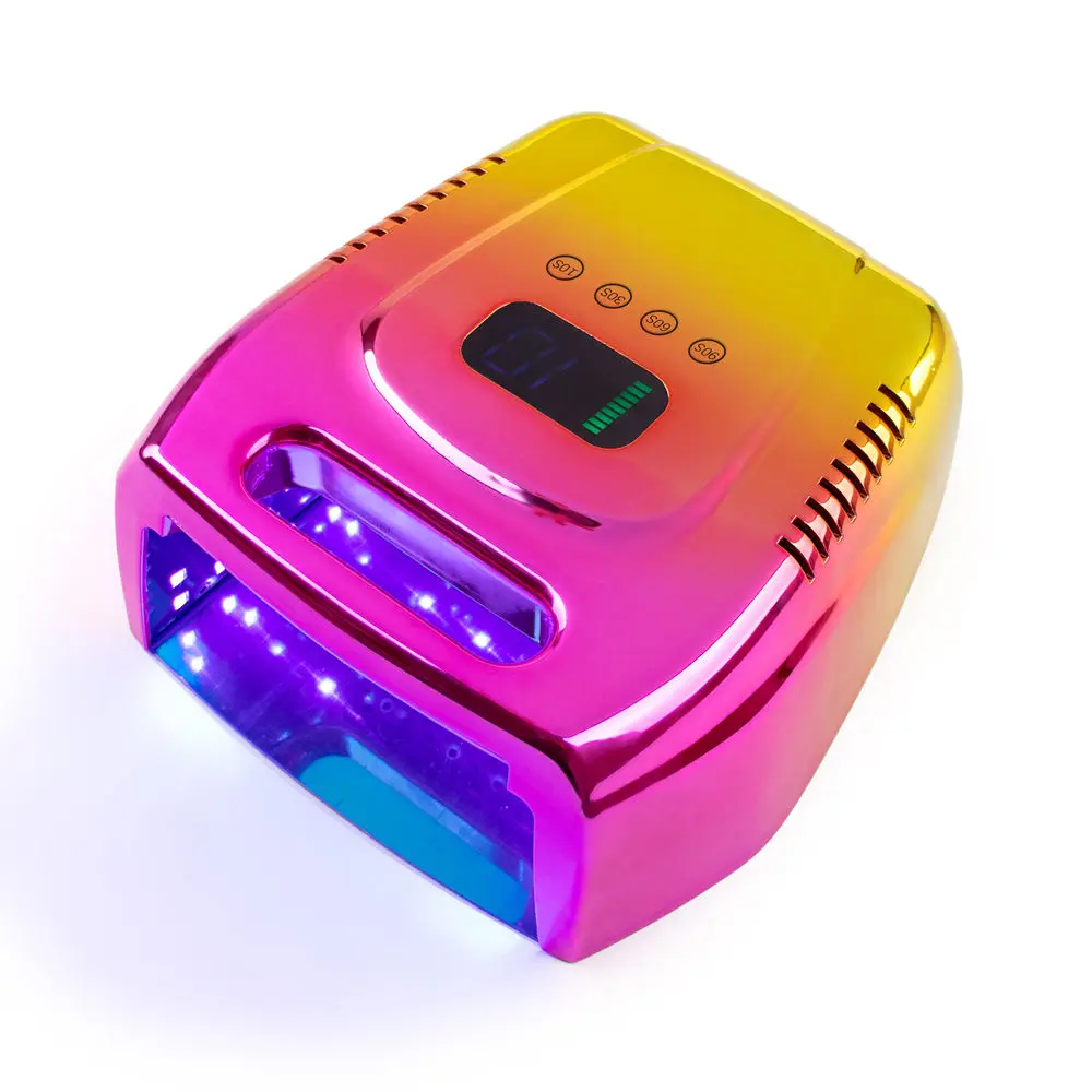 High Power 96w Nail Dryer Machine Professional Rechargeable Uv Led Nail Lamp Fast Curing Sun Uv Lamp