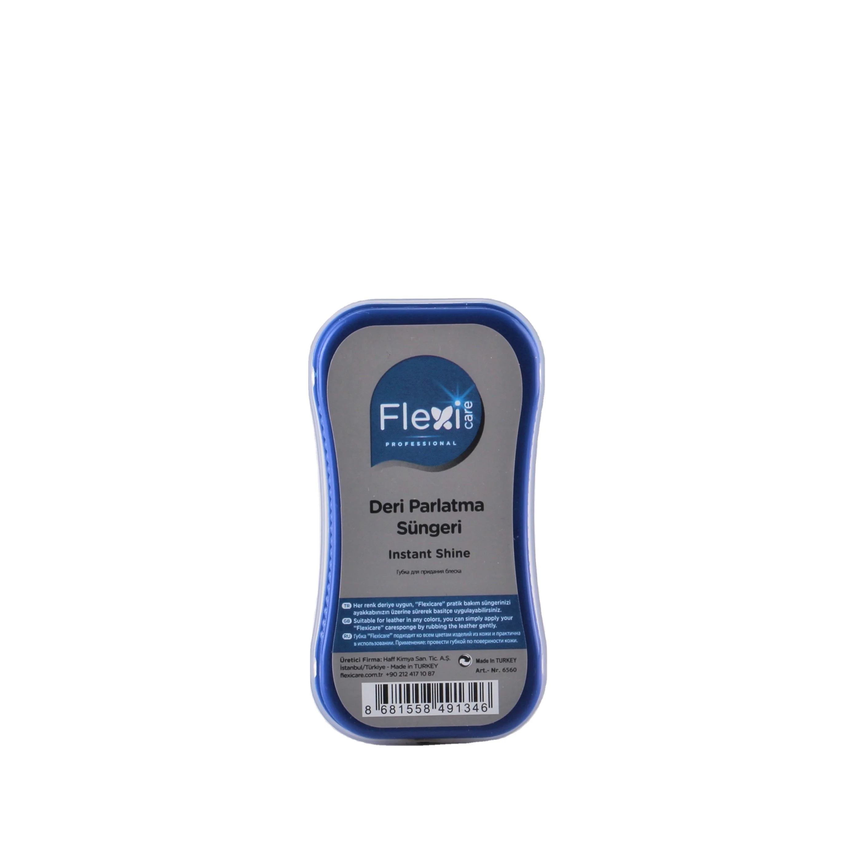 Size Instant Shoe Shine Sponge Natural High Quality Small Travel for Leather Shoes All Colours Black Brown Shoe Care Kit F-6560-