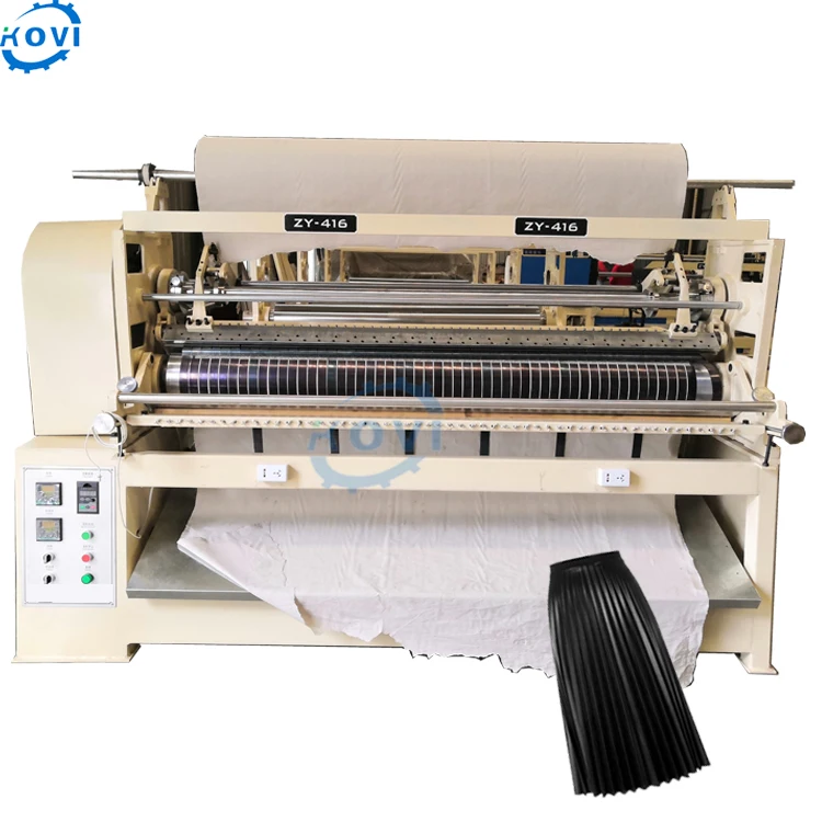 416 multi functional manual wire mesh pleater Fabric textile pleating machine