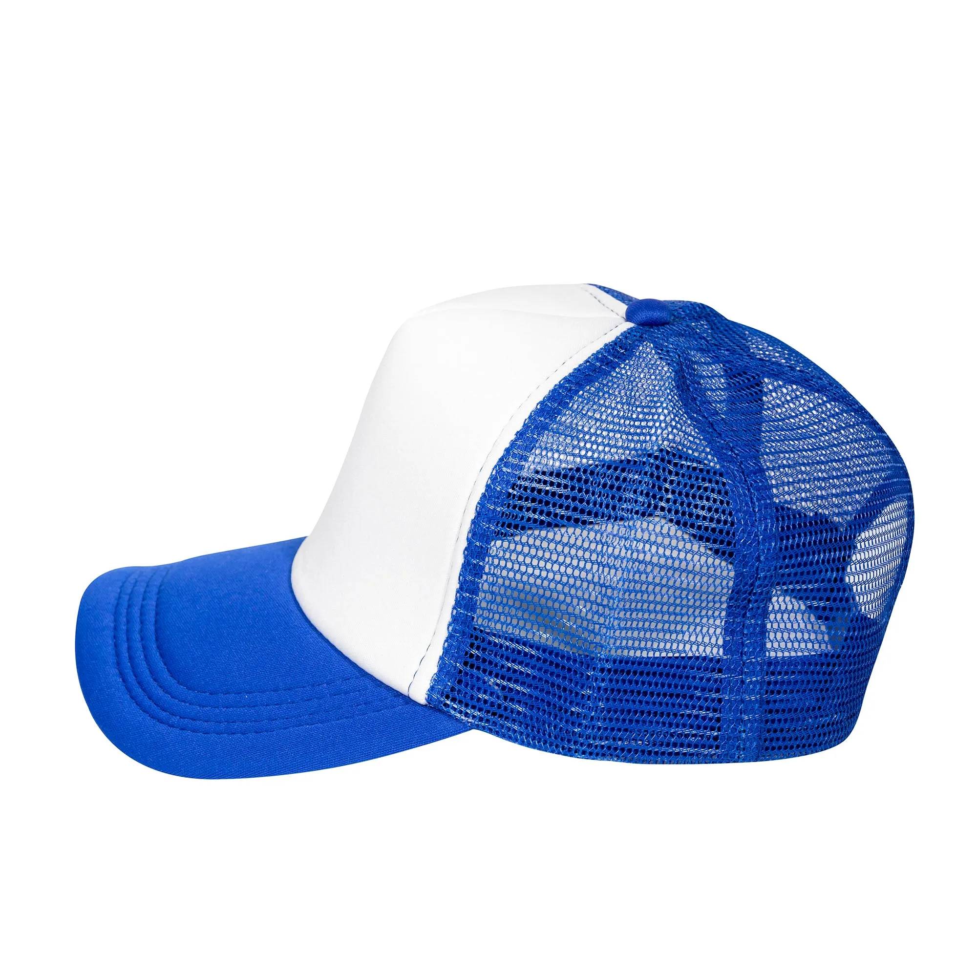 Оптовая продажа хип-хоп пустой Пользовательский логотип 5 панель Спорт Gorras Gorros вышивка хлопок печать папа бейсбольная сетка пена шляпа водителя грузовика