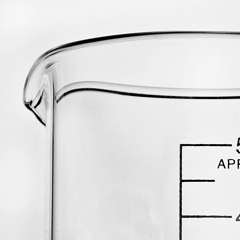 400 мл 13 5 oz боросиликатный стеклянный стакан с ручкой для лабораторного использования или кухонные