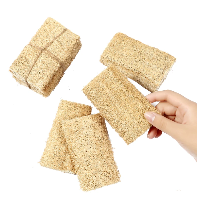 Organic Loofahs Loofah Spa Exfoliating Scrubber natural Luffa Body Wash