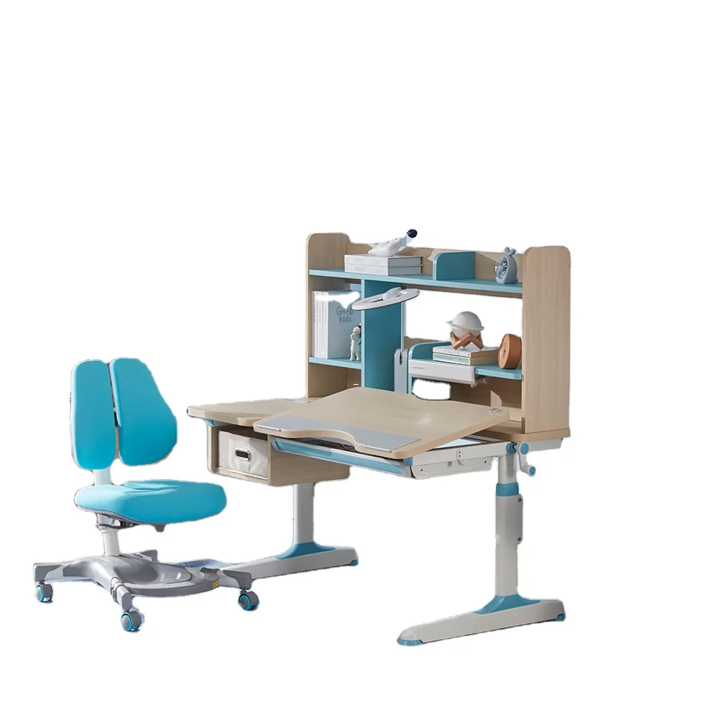 GMYD F120G Kid Desk Study Bedroom Furniture Adjustable Study Table for Kindergarten
