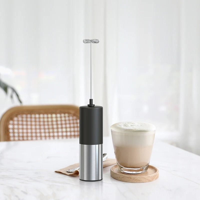 Wholesale Automatic Manual Hand Handheld Machine Coffee Instant Whisk Mixer Electric Milk Frother Steamer