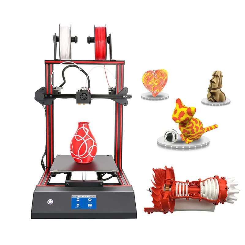 
3d filament extruder machine 3d printer wi fi with heating printing plate ME40 Pro 