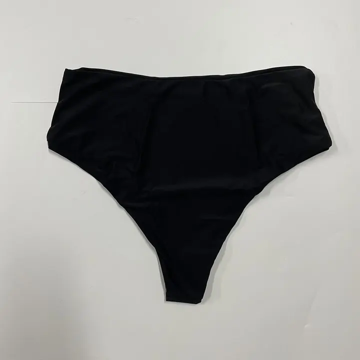 Wholesale custom triangle bikinis summer black swimming trunks bottoms women swimwear sexy thong bikini