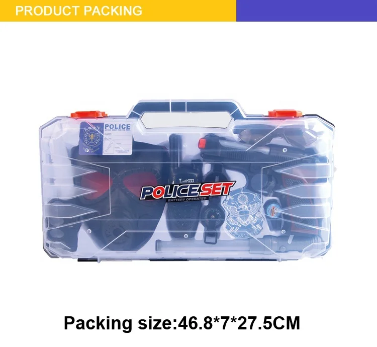 new design military play set children toys gun with light sound