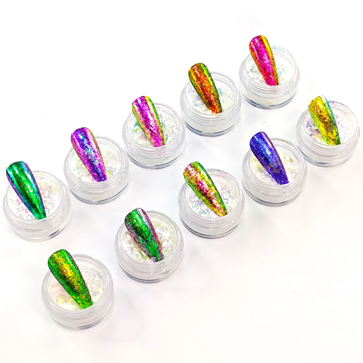 
chrome candy solid aurora powder nail pigment 2021 nail art decoration pigment printer ombre acrylic powder 
