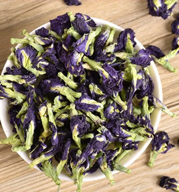 Non-Organic dry Thailand natural pure butterfly pea flowers tea
