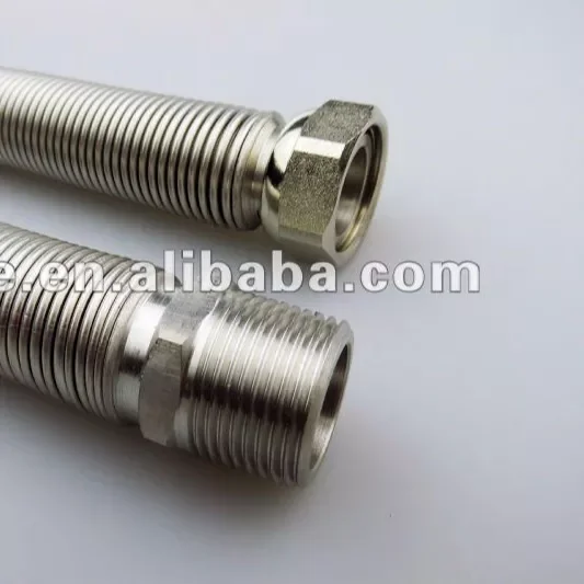 Гибкий шланг из нержавеющей стали для водонагревателя, толщина 0,18-0,25 мм, AISI 304, AISI316L, 1/2 дюйма, AISI304, 316L