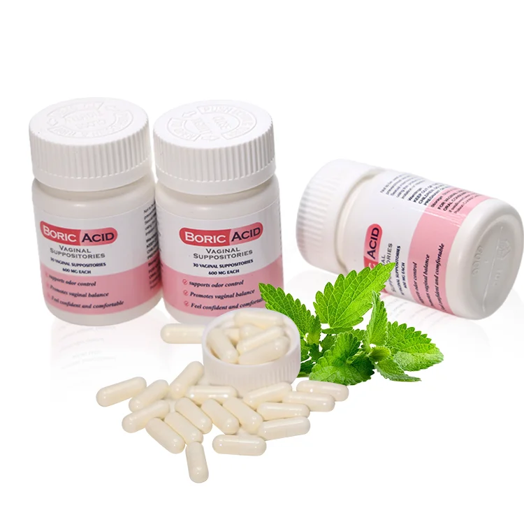 Latest Design Reasonable Price Vagina Cleaning Pills Vaginal Suppositories Feminine Yoni Pops Boric Acid Capsules