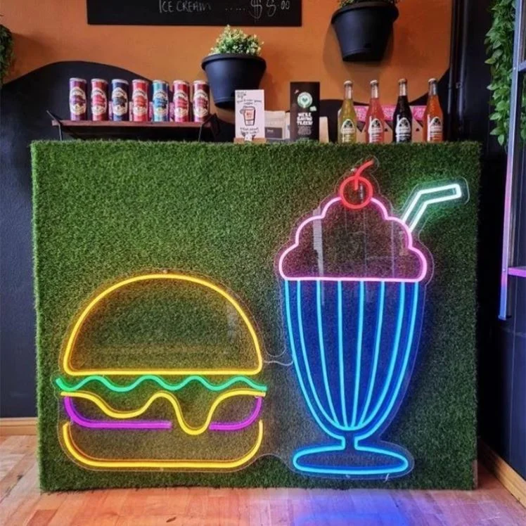 Shipping High Quality Custom Waterproof Luminous Acrylic Led Rgb Colorful Letters Advertising Neon