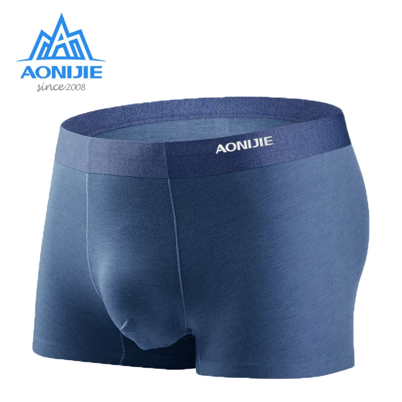 Aonijie 3 Pcs/Set Sport Panties Quick Drying Comfortable Breathable Men Underwear Outdoor Camping Hiking Boxer Shorts E7004