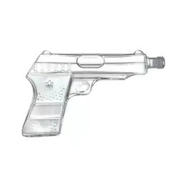 Стеклянная бутылка для вина с ручным пистолетом из боросиликатного стекла