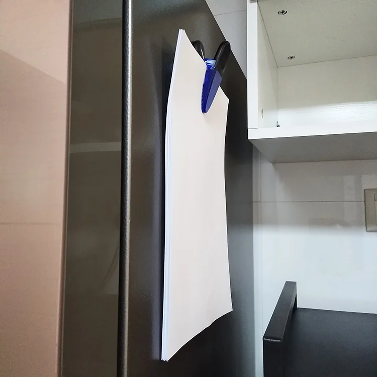 Crocodile shape plastic magnetic meno/clip/fridge magnetic clip/paper clip for promotion