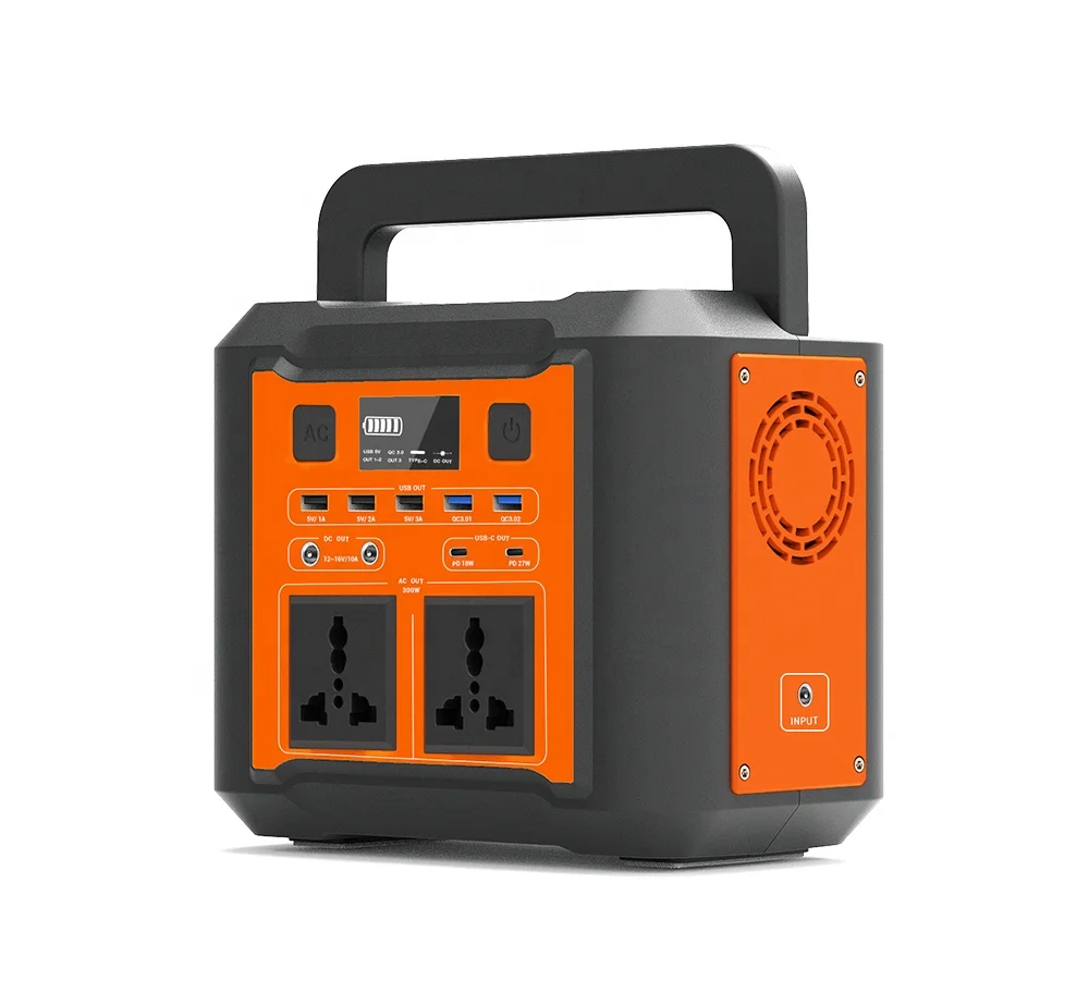 T300 Solar energy system portable power stations solar emergency solar batteries lithium ion batteries 300W