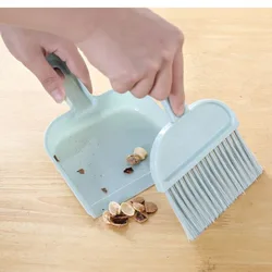Handle Small Broom Computer Cleaning Brush Plastic Sweep Small Table Sweeper Mini Cleaning Brush Set